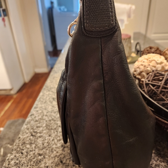 *Low Start* EUC Coach Kristen Black Leather Shoulder Bag - Picture 3 of 13